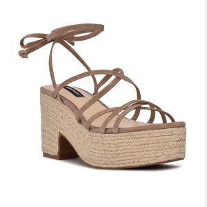 Nine West | NWOT Riplee Ankle Wrap Platform Sandals